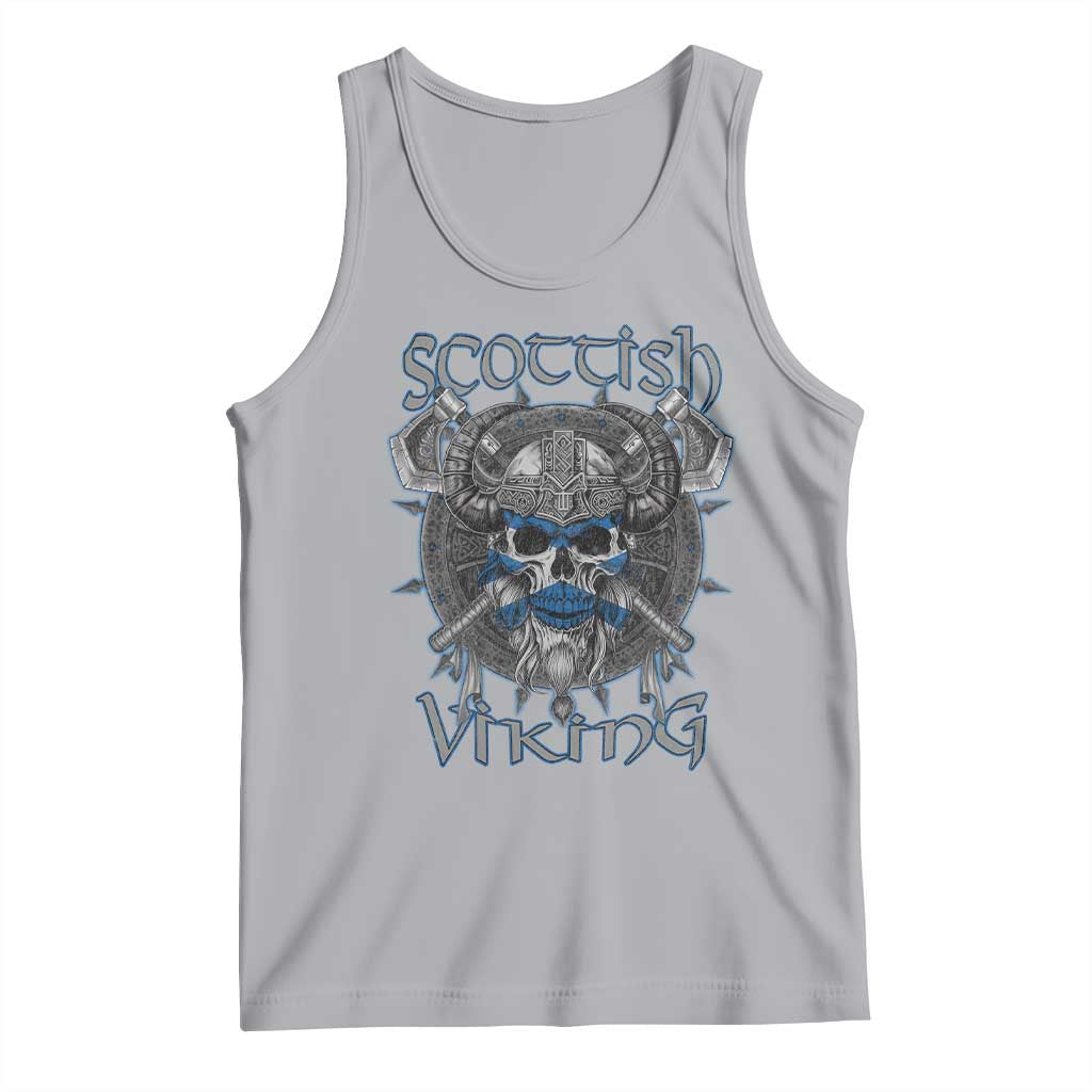 Scottish Viking Axes Celtic Knot Tank Top Scottish Flag TS11 Athletic Heather Print Your Wear