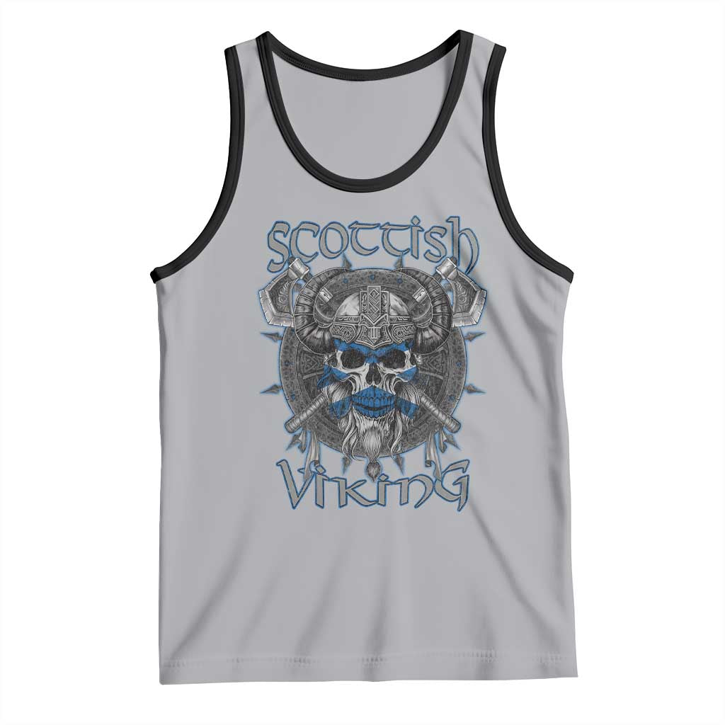 Scottish Viking Axes Celtic Knot Tank Top Scottish Flag TS11 Athletic Heather Black Print Your Wear