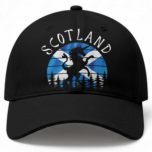 Funny Scotland Unicorn Scottish Flag Saltire Baseball Cap TS11 Print Your Wear
