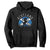 Funny Scotland Unicorn Scottish Flag Saltire Hoodie TS11 Black Print Your Wear