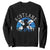 Funny Scotland Unicorn Scottish Flag Saltire Sweatshirt TS11 Black Print Your Wear