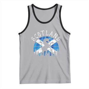 Funny Scotland Unicorn Scottish Flag Saltire Tank Top TS11 Athletic Heather Black Print Your Wear