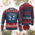 Funny Scotland Unicorn Scottish Flag Saltire Knit Sweatshirt TS11 Burgundy Print Your Wear