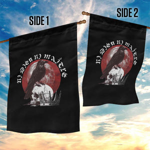 Ni Dieu Ni Maitre No God No Masters Garden Flag Raven Skull TS11 Print Your Wear