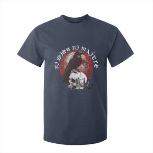 Ni Dieu Ni Maitre No God No Masters T Shirt For Kid Raven Skull TS11 Navy Print Your Wear