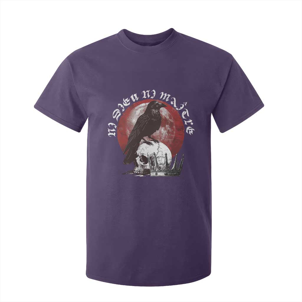 Ni Dieu Ni Maitre No God No Masters T Shirt For Kid Raven Skull TS11 Purple Print Your Wear