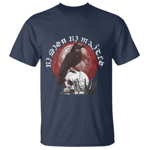 Ni Dieu Ni Maitre No God No Masters T Shirt Raven Skull TS11 Navy Print Your Wear