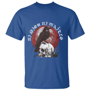 Ni Dieu Ni Maitre No God No Masters T Shirt Raven Skull TS11 Royal Blue Print Your Wear
