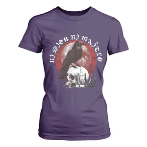 Ni Dieu Ni Maitre No God No Masters T Shirt For Women Raven Skull TS11 Purple Print Your Wear