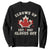 Elbows Up Canada EST 1867 Sweatshirt Proud Canadian Maple Leaf TS11 Black Print Your Wear