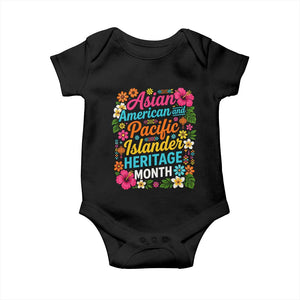 AAPI Asian American and Pacific Islander Heritage Month Baby Onesie TS11 Black Print Your Wear