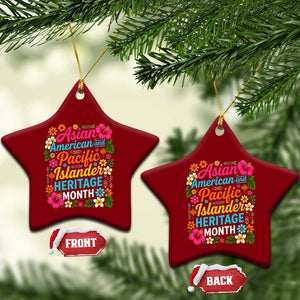 AAPI Asian American and Pacific Islander Heritage Month Ceramic Ornament TS11 Print Your Wear