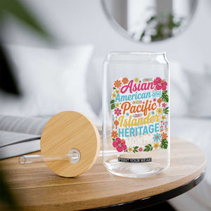 AAPI Asian American and Pacific Islander Heritage Month Glass Can TS11 Print Your Wear