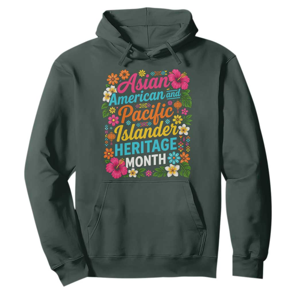 AAPI Asian American and Pacific Islander Heritage Month Hoodie TS11 Dark Forest Green Print Your Wear