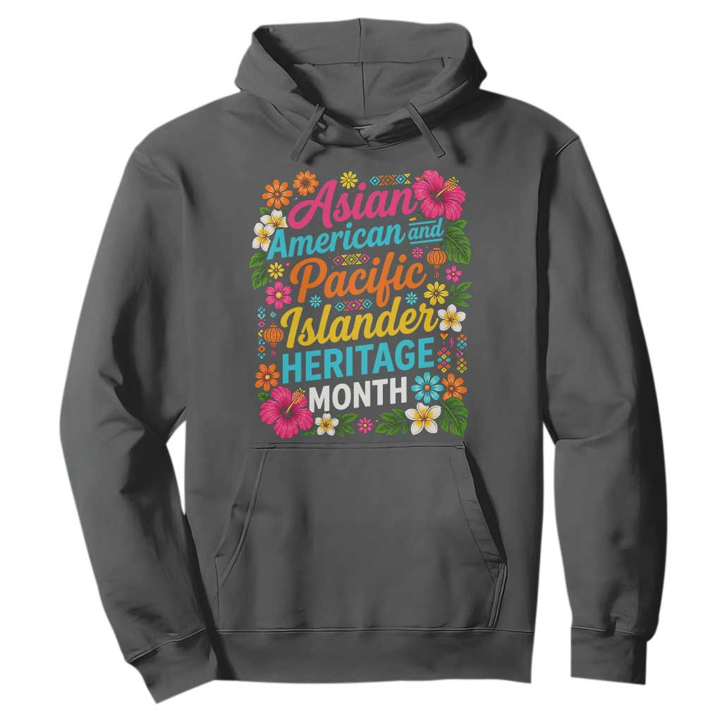 AAPI Asian American and Pacific Islander Heritage Month Hoodie TS11 Dark Heather Print Your Wear