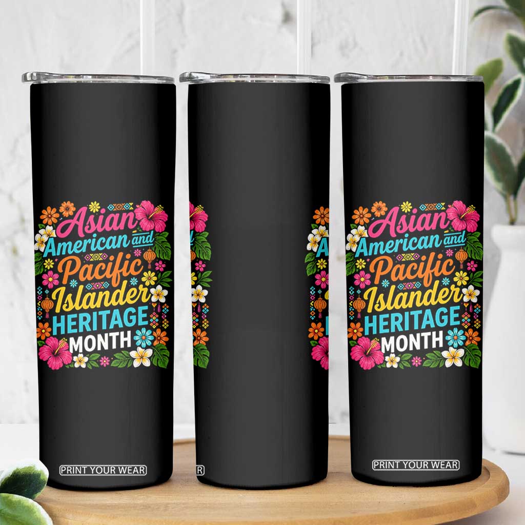 AAPI Asian American and Pacific Islander Heritage Month Skinny Tumbler TS11 Print Your Wear