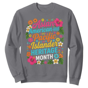 AAPI Asian American and Pacific Islander Heritage Month Sweatshirt TS11 Charcoal Print Your Wear