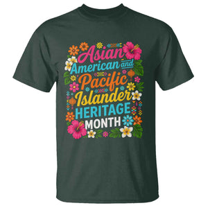 AAPI Asian American and Pacific Islander Heritage Month T Shirt TS11 Dark Forest Green Print Your Wear