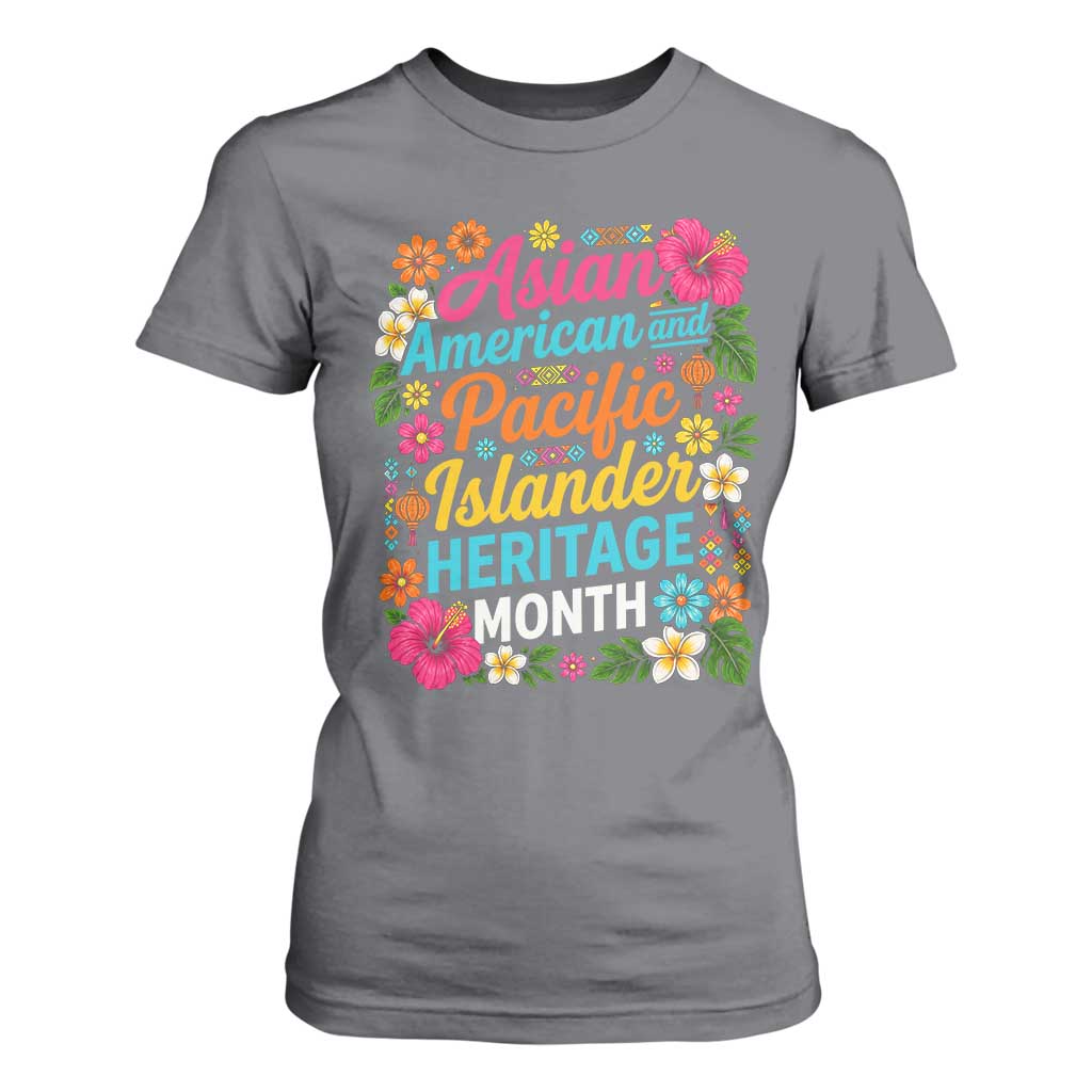 AAPI Asian American and Pacific Islander Heritage Month T Shirt For Women TS11 Charcoal Print Your Wear