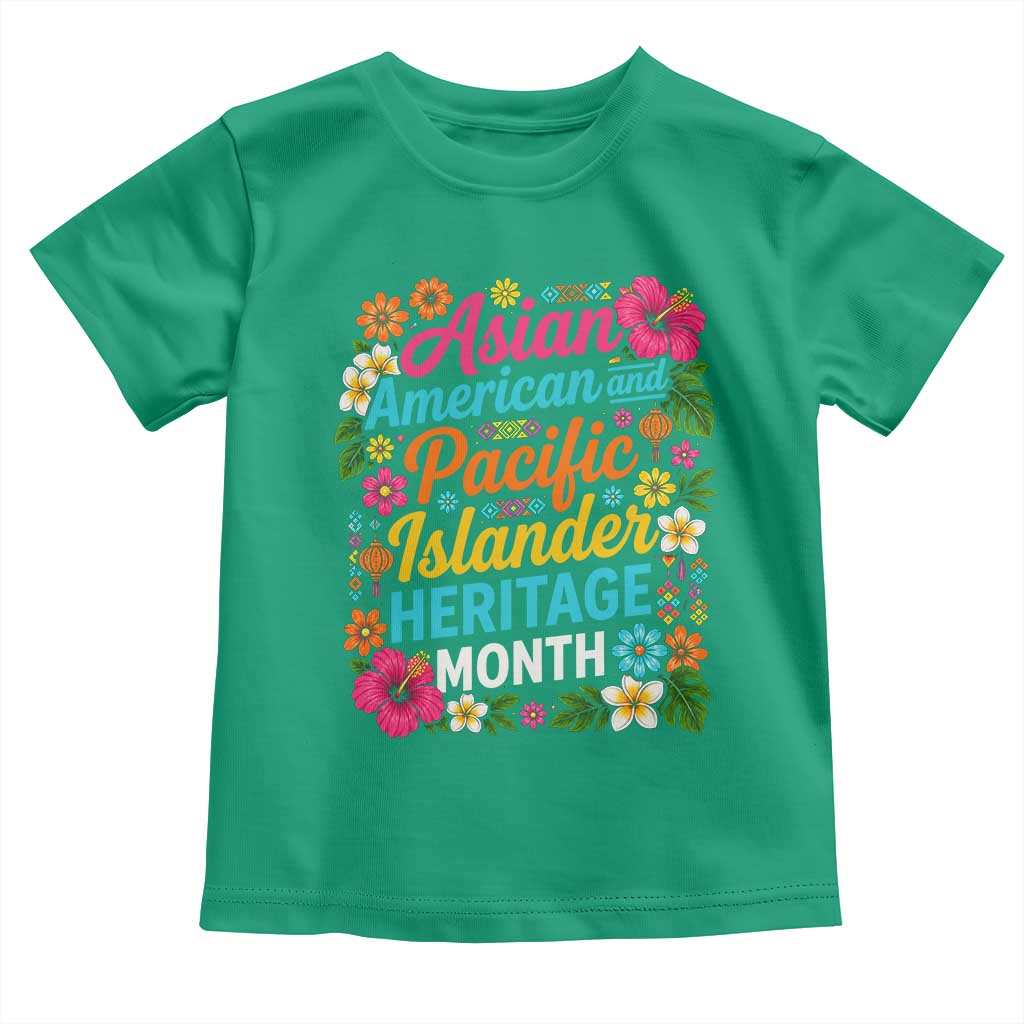 AAPI Asian American and Pacific Islander Heritage Month Toddler T Shirt TS11 Irish Green Print Your Wear