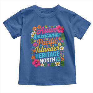 AAPI Asian American and Pacific Islander Heritage Month Toddler T Shirt TS11 Royal Blue Print Your Wear