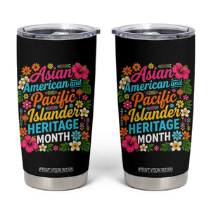 AAPI Asian American and Pacific Islander Heritage Month Tumbler Cup TS11 Black Print Your Wear