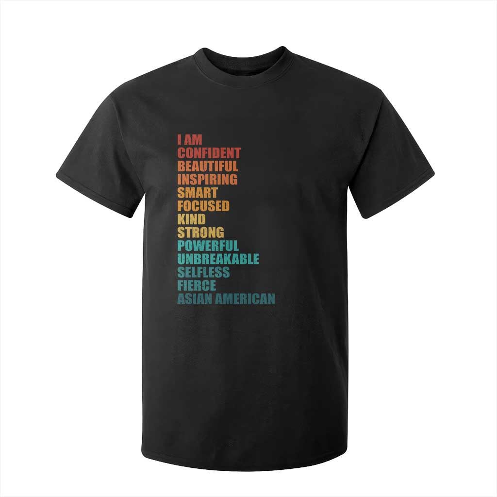 I Am Confident Beautiful Inspiring Asian American T Shirt For Kid AAPI Heritage Month TS11 Black Print Your Wear