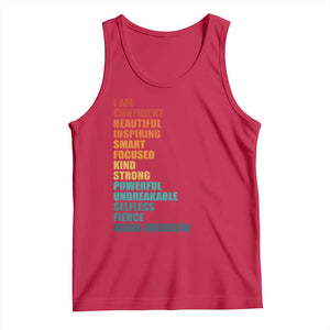 I Am Confident Beautiful Inspiring Asian American Tank Top AAPI Heritage Month TS11 Red Print Your Wear