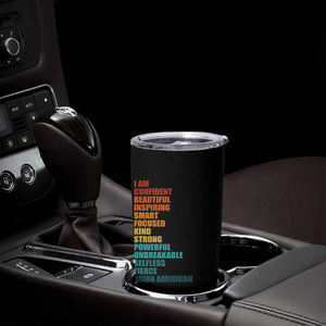 I Am Confident Beautiful Inspiring Asian American Tumbler Cup AAPI Heritage Month TS11 Print Your Wear