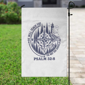 Christian Camping Garden Flag He Will Teach You The Way You Should Go TS11 Print Your Wear