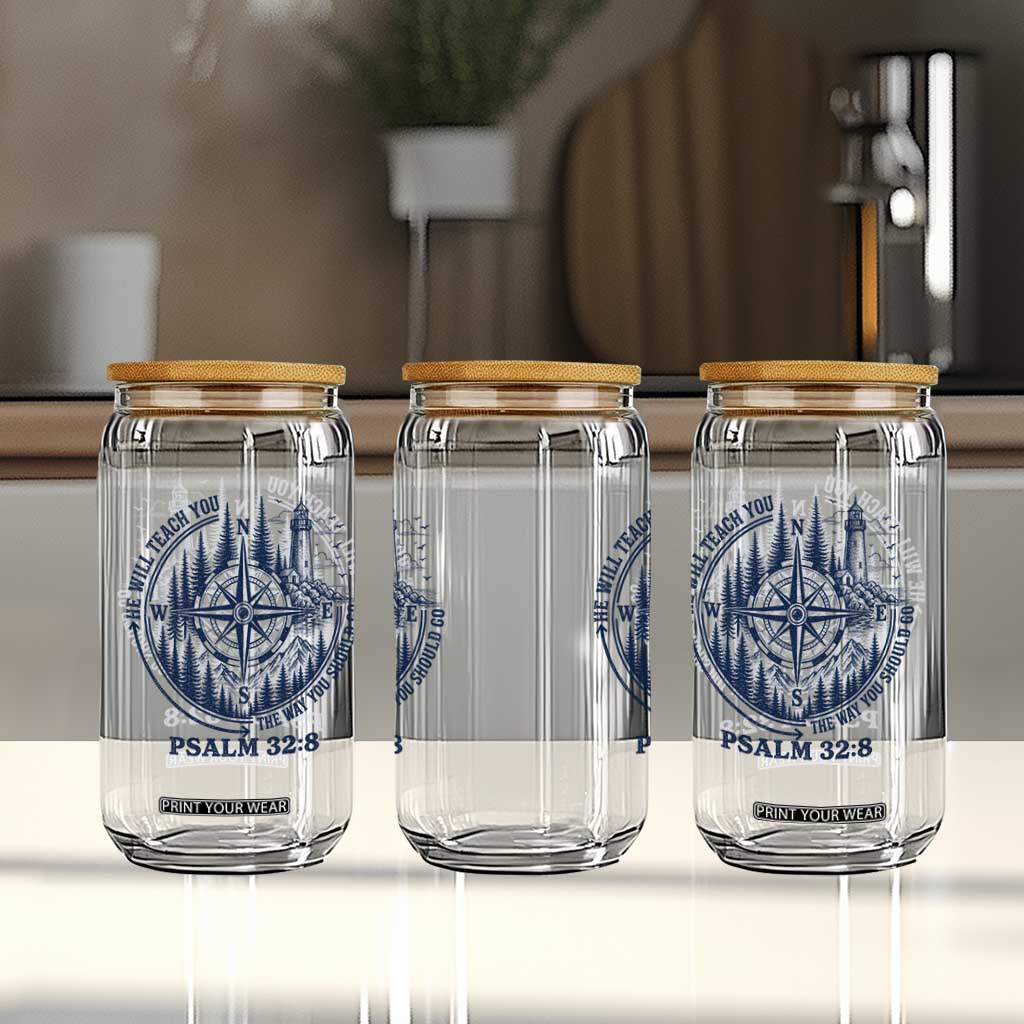 Christian Camping Glass Can He Will Teach You The Way You Should Go TS11 Print Your Wear