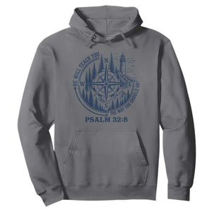 Christian Camping Hoodie He Will Teach You The Way You Should Go TS11 Charcoal Print Your Wear