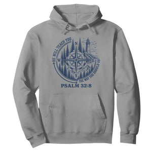 Christian Camping Hoodie He Will Teach You The Way You Should Go TS11 Sport Gray Print Your Wear