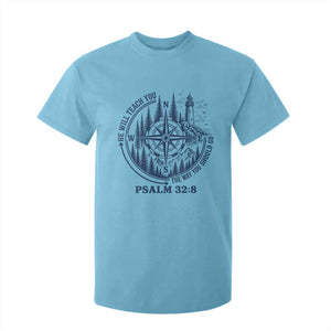 Christian Camping T Shirt For Kid He Will Teach You The Way You Should Go TS11 Sky Print Your Wear