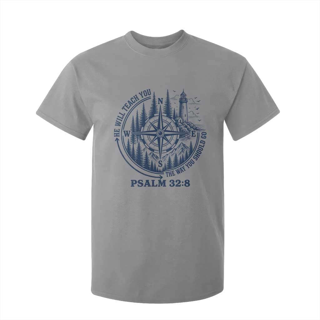 Christian Camping T Shirt For Kid He Will Teach You The Way You Should Go TS11 Sport Gray Print Your Wear