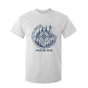 Christian Camping T Shirt For Kid He Will Teach You The Way You Should Go TS11 White Print Your Wear