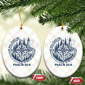 Christian Camping Ceramic Ornament He Will Teach You The Way You Should Go TS11 Print Your Wear