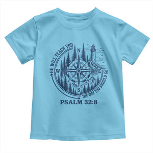 Christian Camping Toddler T Shirt He Will Teach You The Way You Should Go TS11 Sky Print Your Wear