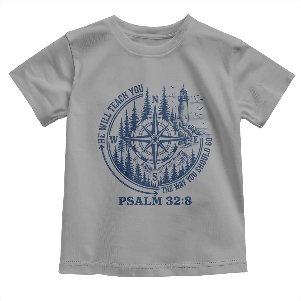 Christian Camping Toddler T Shirt He Will Teach You The Way You Should Go TS11 Sport Gray Print Your Wear