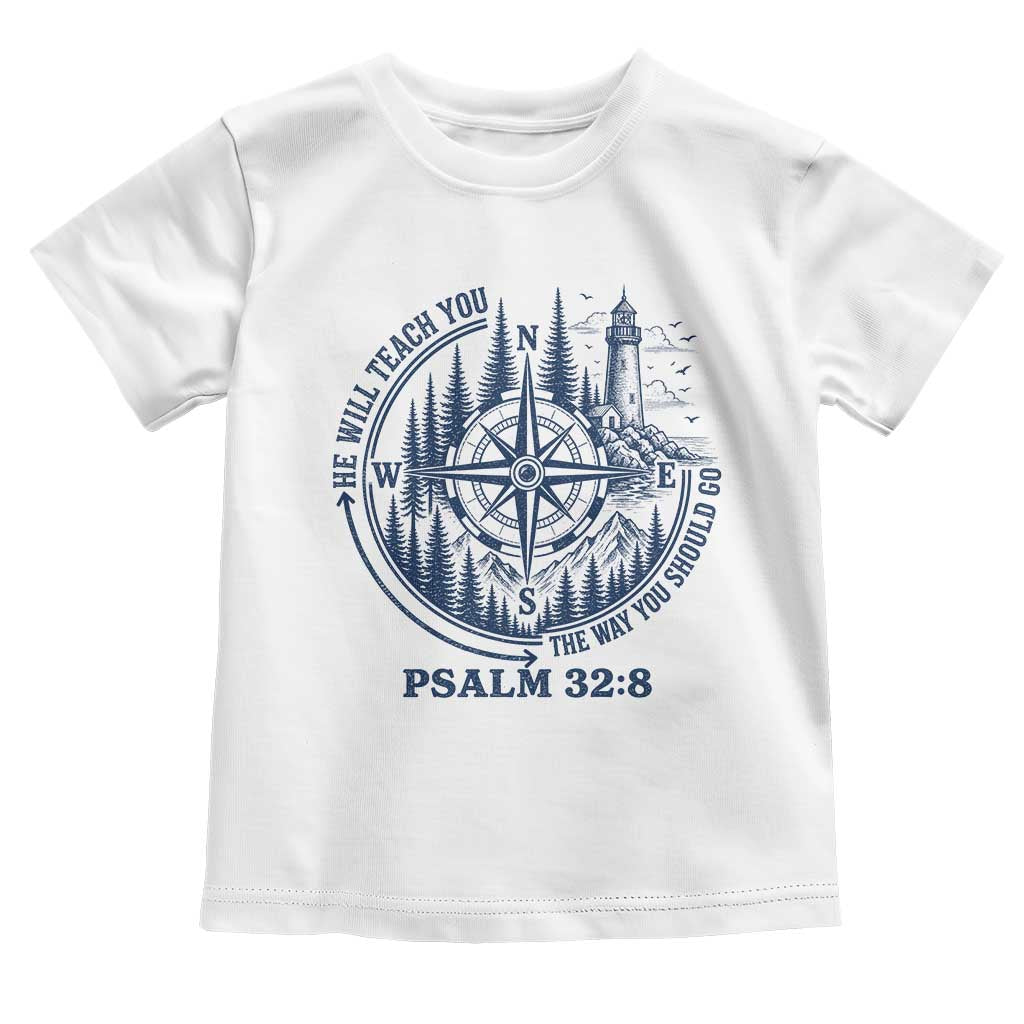 Christian Camping Toddler T Shirt He Will Teach You The Way You Should Go TS11 White Print Your Wear