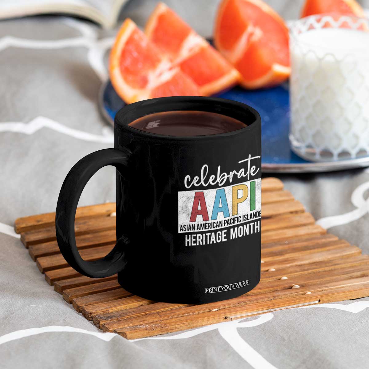 Celebrate AAPI Heritage Month Coffee Mug Asian American and Pacific Islander Countries TS11 Print Your Wear