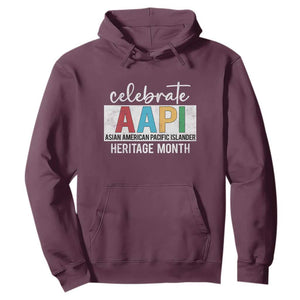 Celebrate AAPI Heritage Month Hoodie Asian American and Pacific Islander Countries TS11 Maroon Print Your Wear