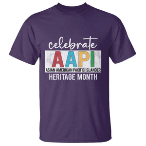 Celebrate AAPI Heritage Month T Shirt Asian American and Pacific Islander Countries TS11 Purple Print Your Wear