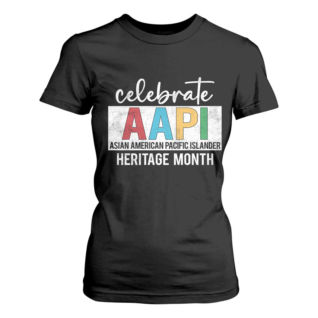 Celebrate AAPI Heritage Month T Shirt For Women Asian American and Pacific Islander Countries TS11 Black Print Your Wear