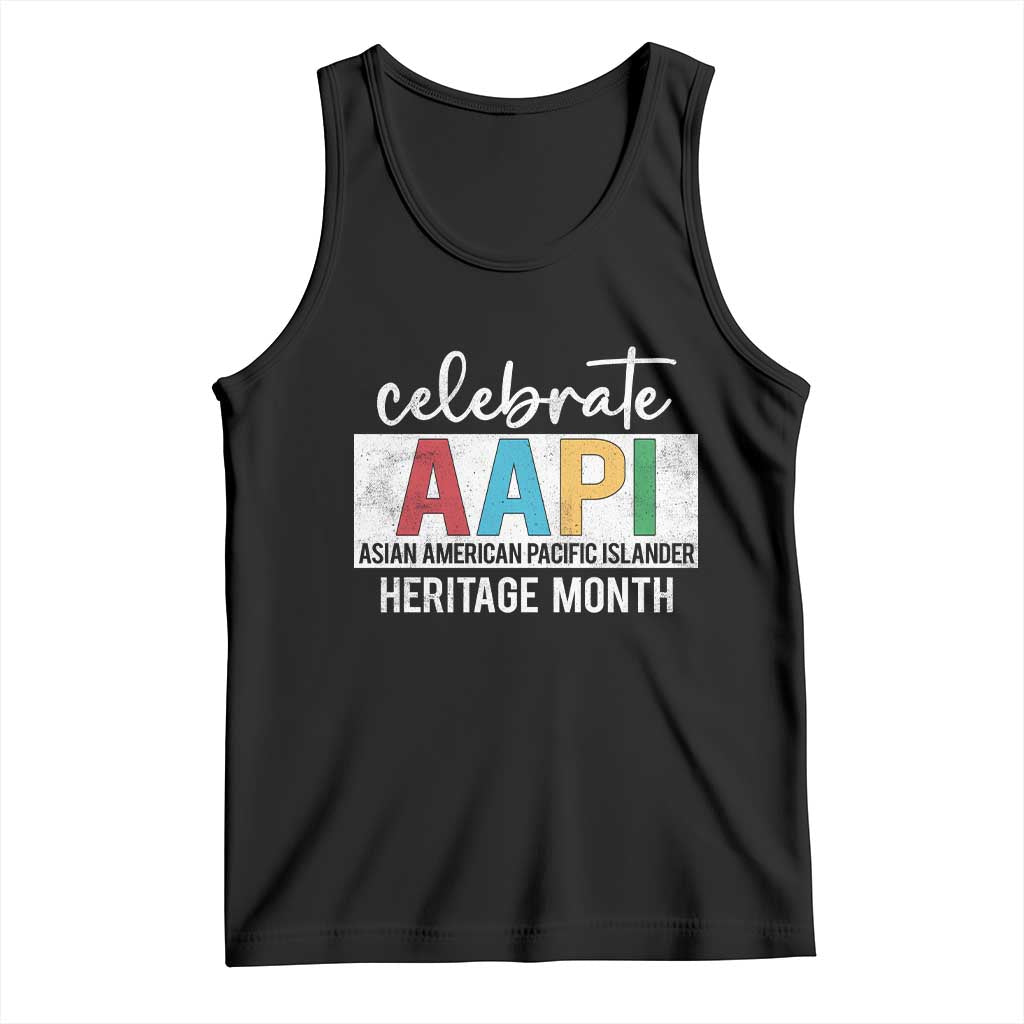 Celebrate AAPI Heritage Month Tank Top Asian American and Pacific Islander Countries TS11 Black Print Your Wear