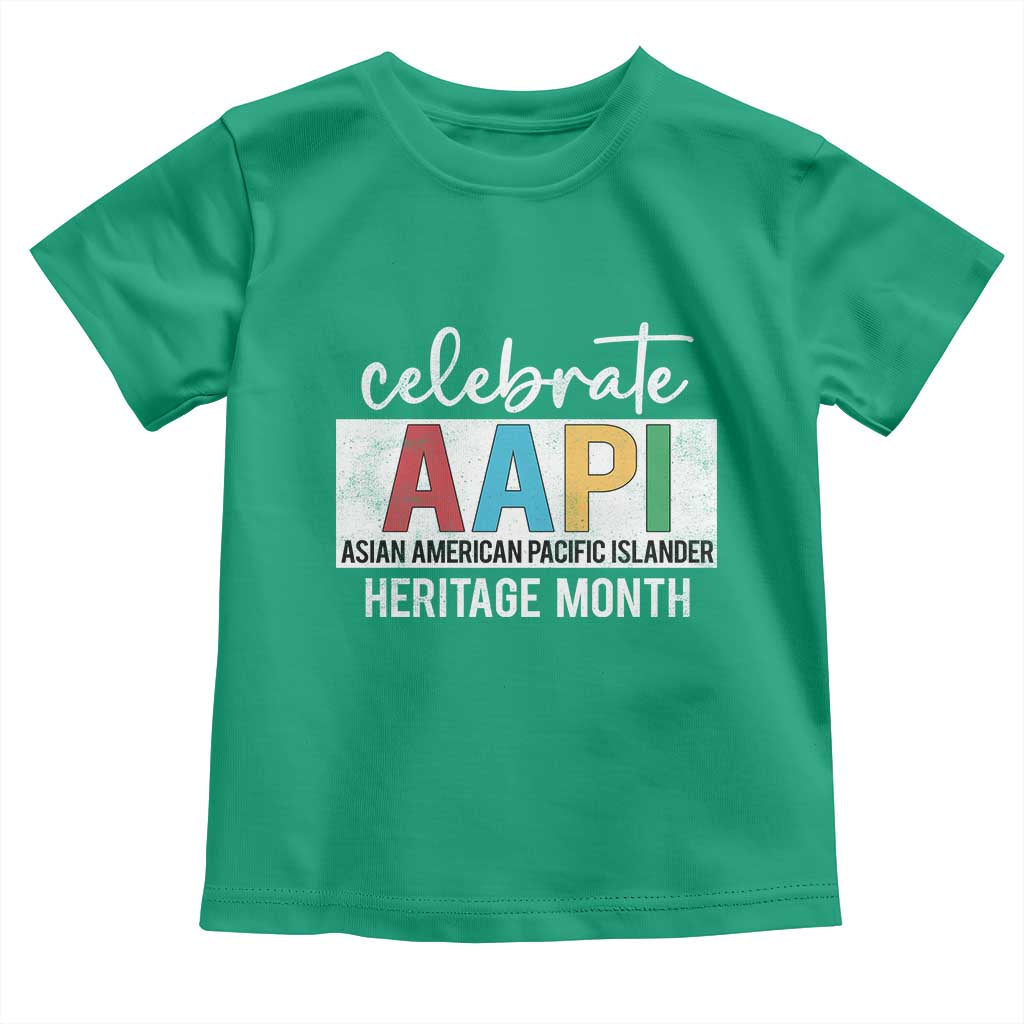 Celebrate AAPI Heritage Month Toddler T Shirt Asian American and Pacific Islander Countries TS11 Irish Green Print Your Wear