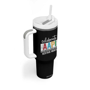 Celebrate AAPI Heritage Month Tumbler With Handle Asian American and Pacific Islander Countries TS11 Print Your Wear