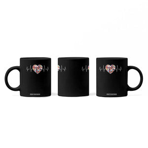 AAPI Heritage Month Heartbeat Heart Asian American and Pacific Islander Countries Flag Coffee Mug TS11 Print Your Wear