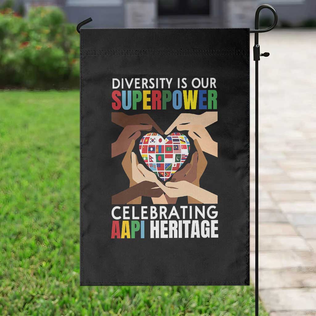 AAPI Heritage Month Garden Flag Diversity Is Our Superpower Asian American and Pacific Islander Countries TS11 Print Your Wear