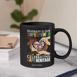 AAPI Heritage Month Coffee Mug Diversity Is Our Superpower Asian American and Pacific Islander Countries TS11 Print Your Wear